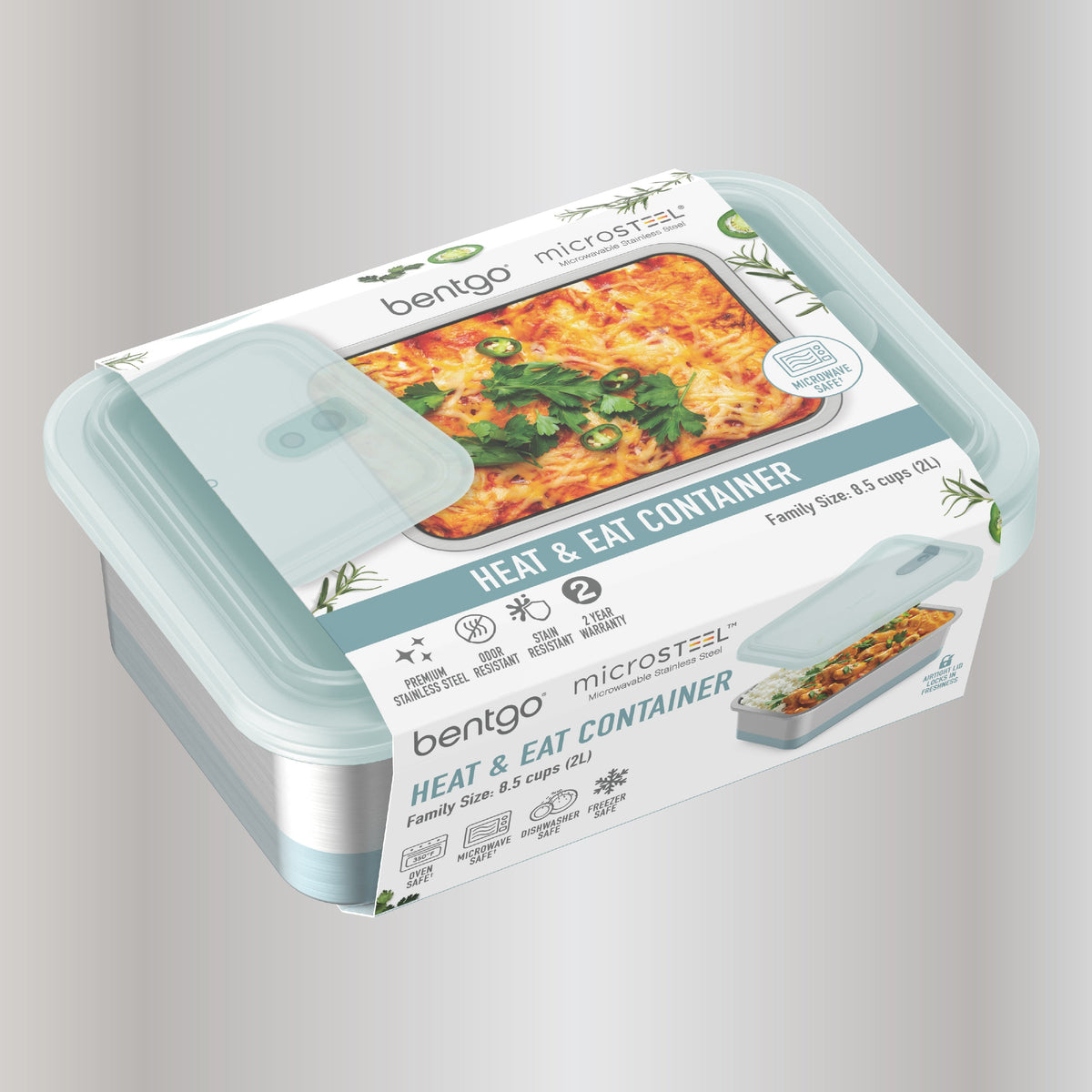 Bentgo MicroSteel Heat & Eat Container