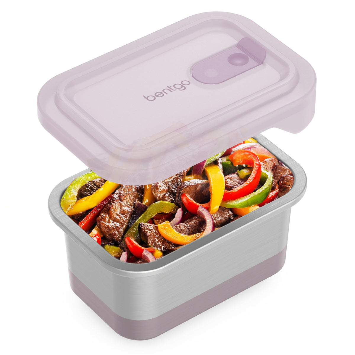 Bentgo MicroSteel Heat & Eat Container - Lunch Size 3 Cups - Dusk