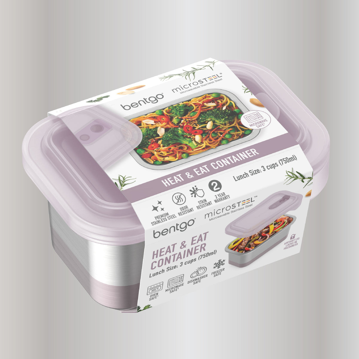 Bentgo MicroSteel Heat & Eat Container