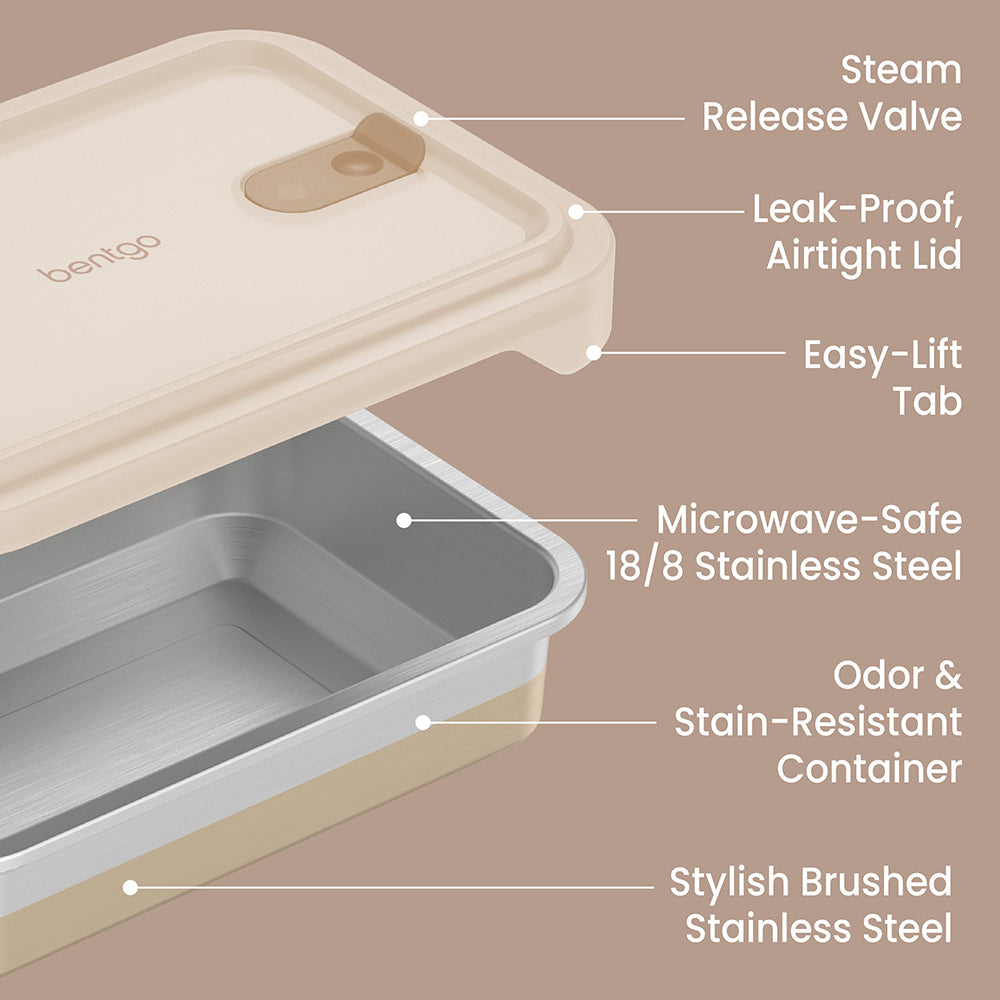 Bentgo MicroSteel Heat & Eat Container