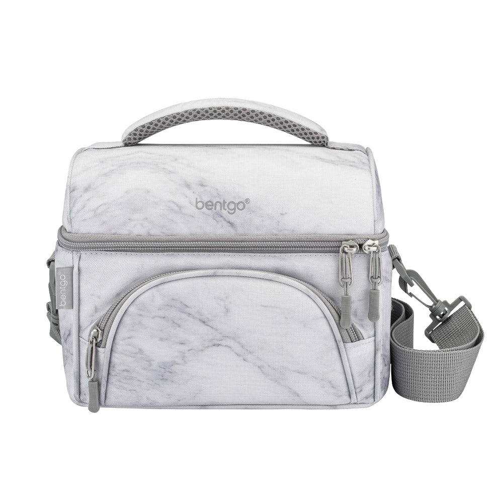 Bentgo Deluxe Lunch Bag - White Marble