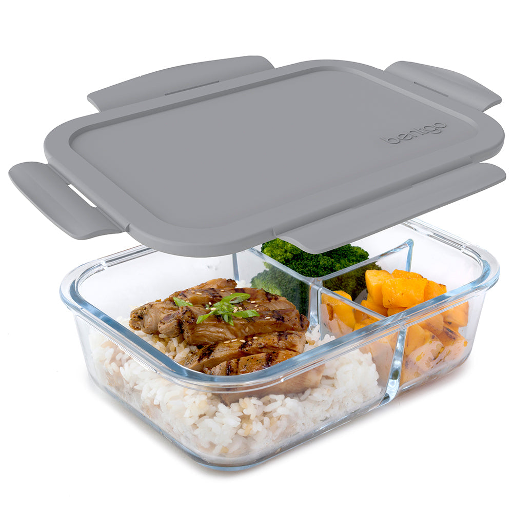 Bentgo Glass Lunch Container - Gray