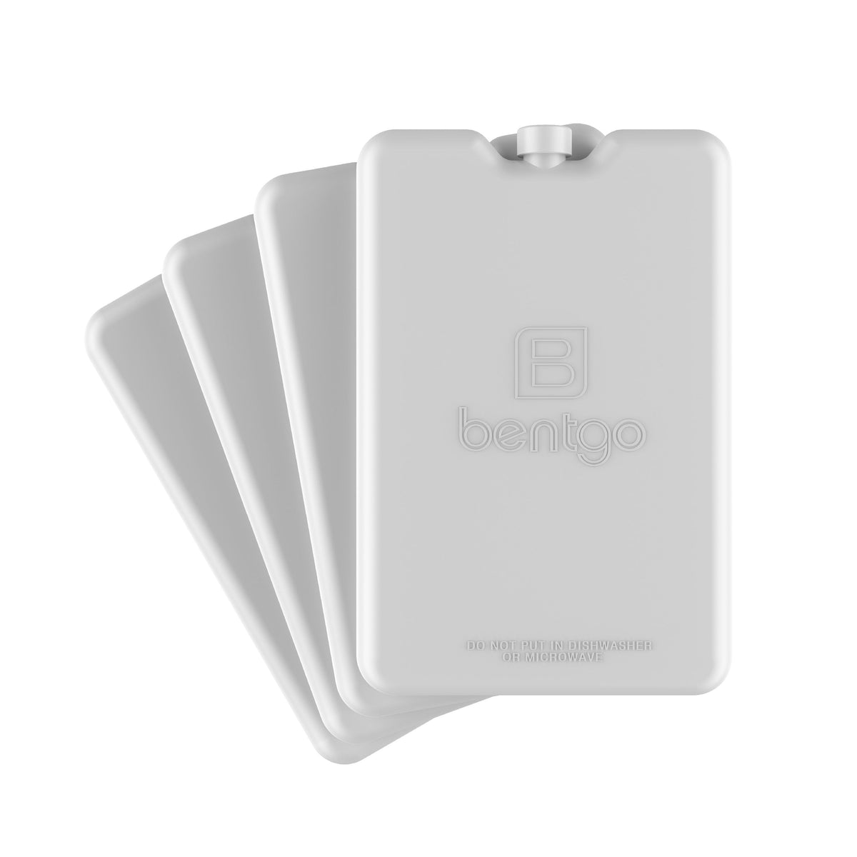 Bentgo Chillers Reusable Ice Packs (4-Pack) - Gray