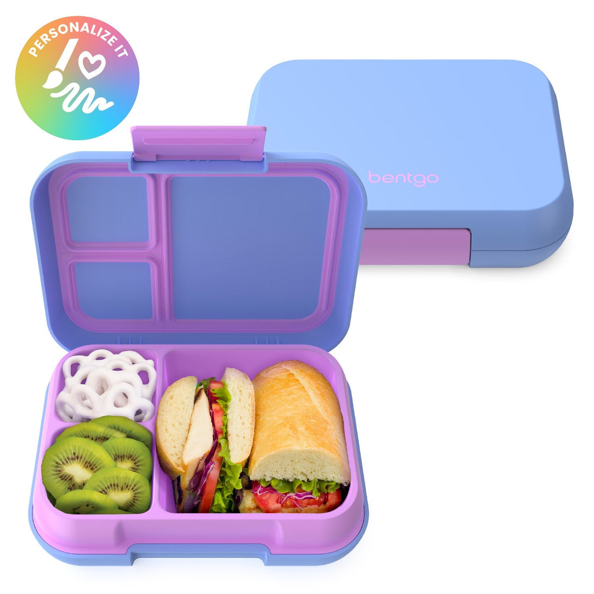 Bentgo Pop Lunch Box - Periwinkle/Pink