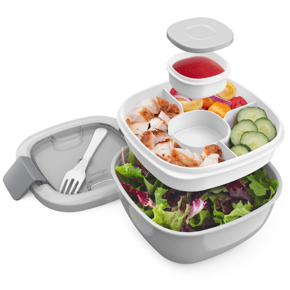Bentgo All-in-One Salad Container - Gray