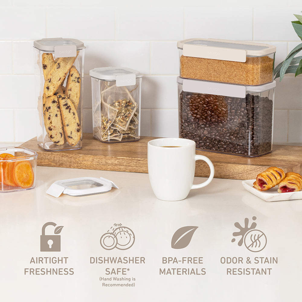Bentgo Pantry Airtight Dry Food Storage Containers (10-pcs)