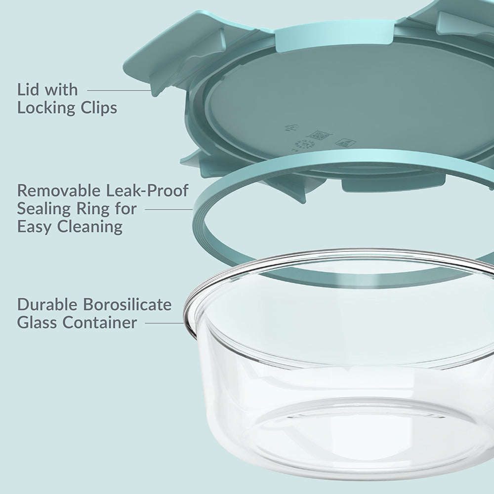 Bentgo Glass Leak-Proof Food Storage Set (6-Piece)
