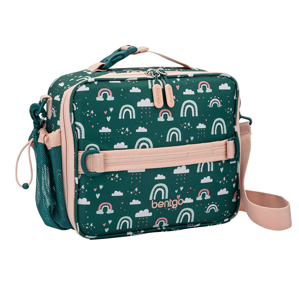 Bentgo Kids Prints Lunch Bag - Green Rainbow