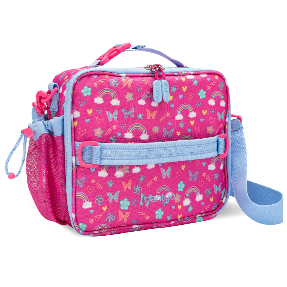 Bentgo Kids Prints Lunch Bag - Rainbows and Butterflies