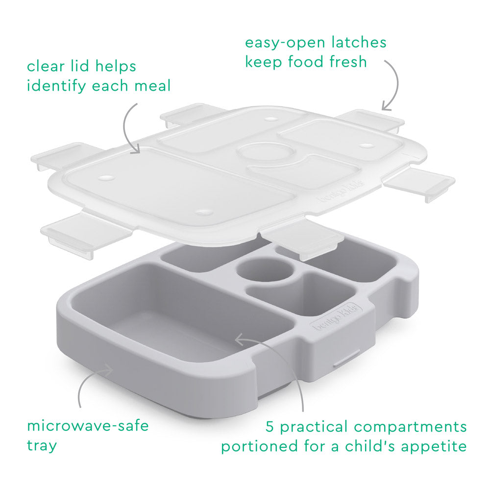 Bentgo Kids Prints Tray with Transparent Cover