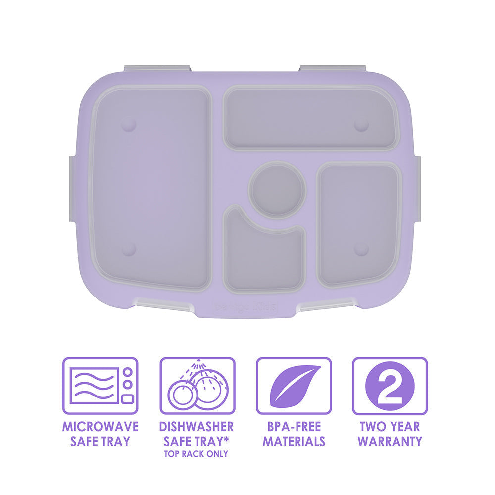 Bentgo Kids Prints Tray with Transparent Cover