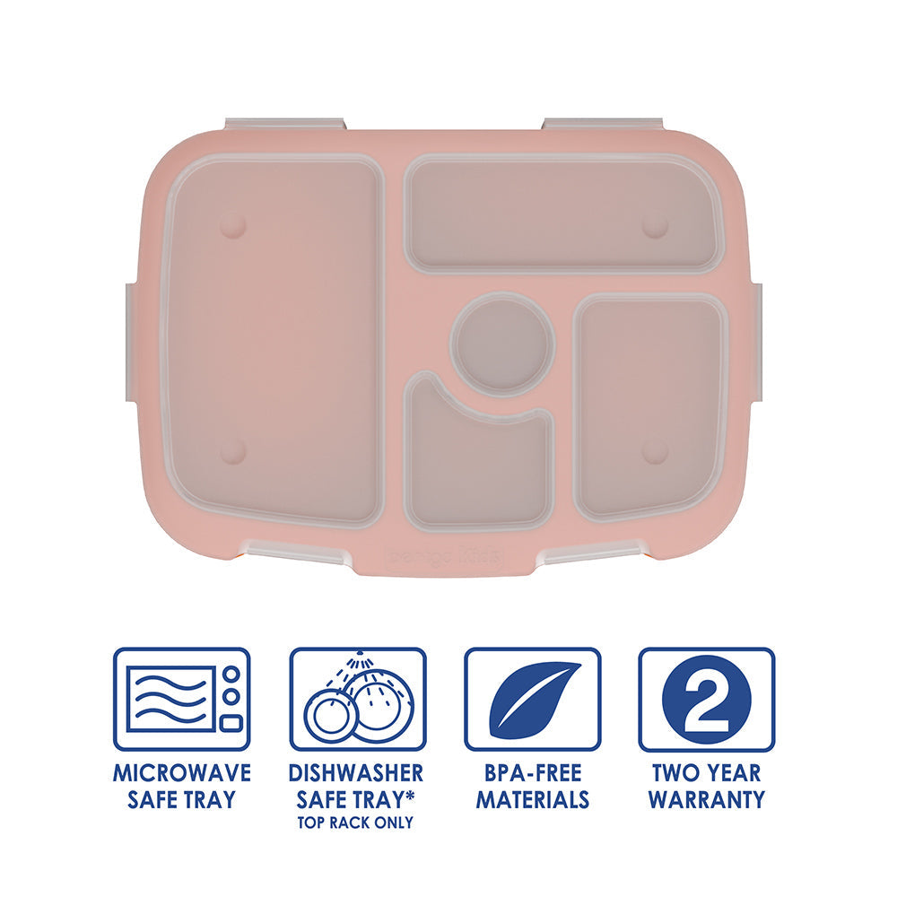 Bentgo Kids Prints Tray with Transparent Cover