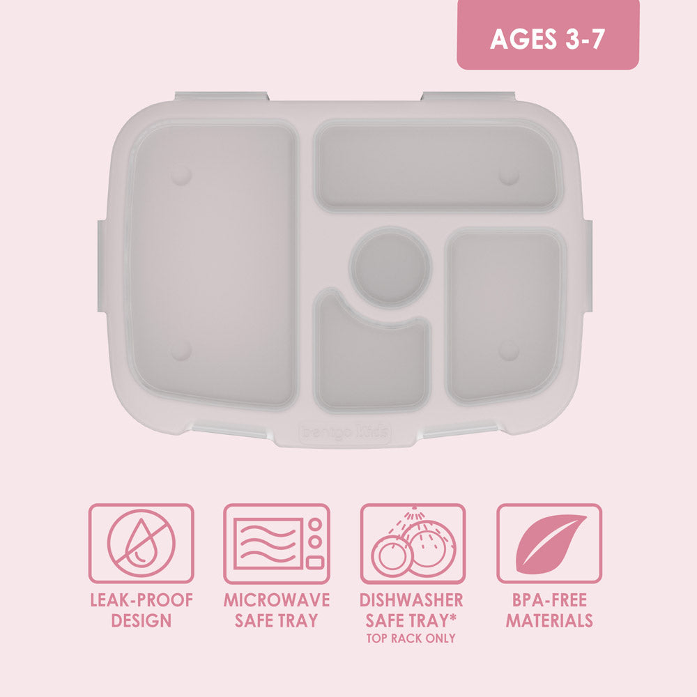 Bentgo Kids Tray with Transparent Cover (Glitter)